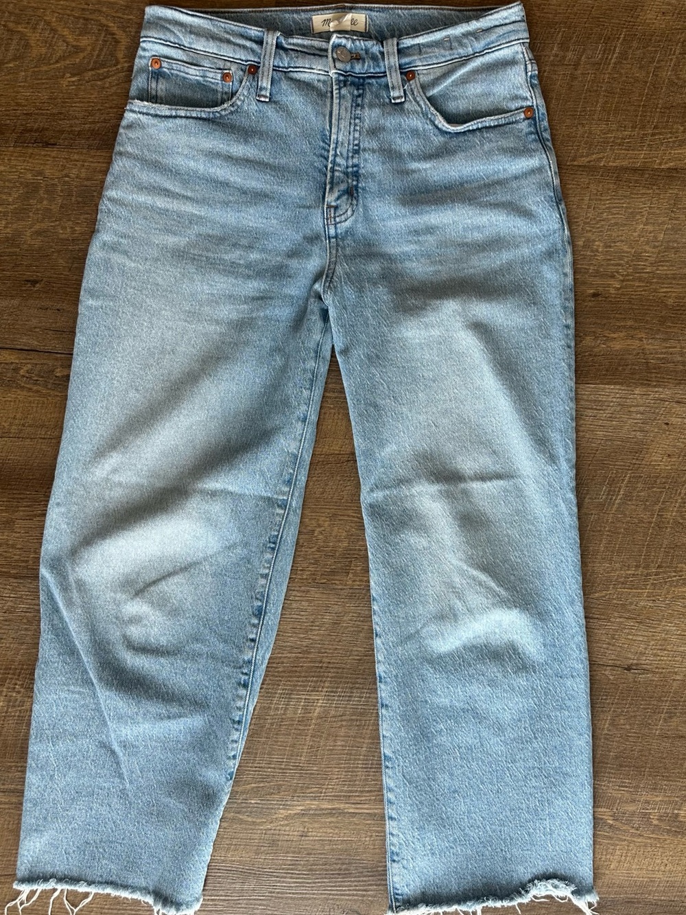 Madewell Light Blue Cropped Ankle Jeans